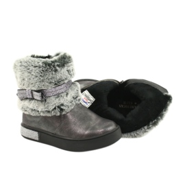 American Club Botas con cremallera American GC26 / 20 peltre plata gris 4