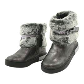 American Club Botas con cremallera American GC26 / 20 peltre plata gris 2