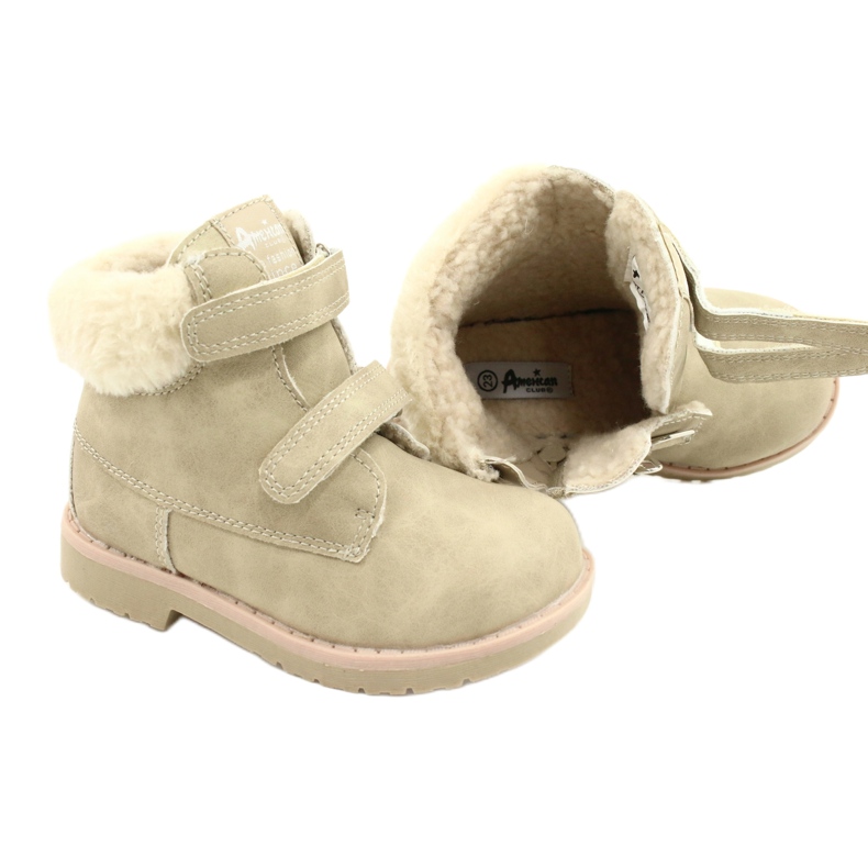 American Club ES54 lt.maderas velcro beige 4