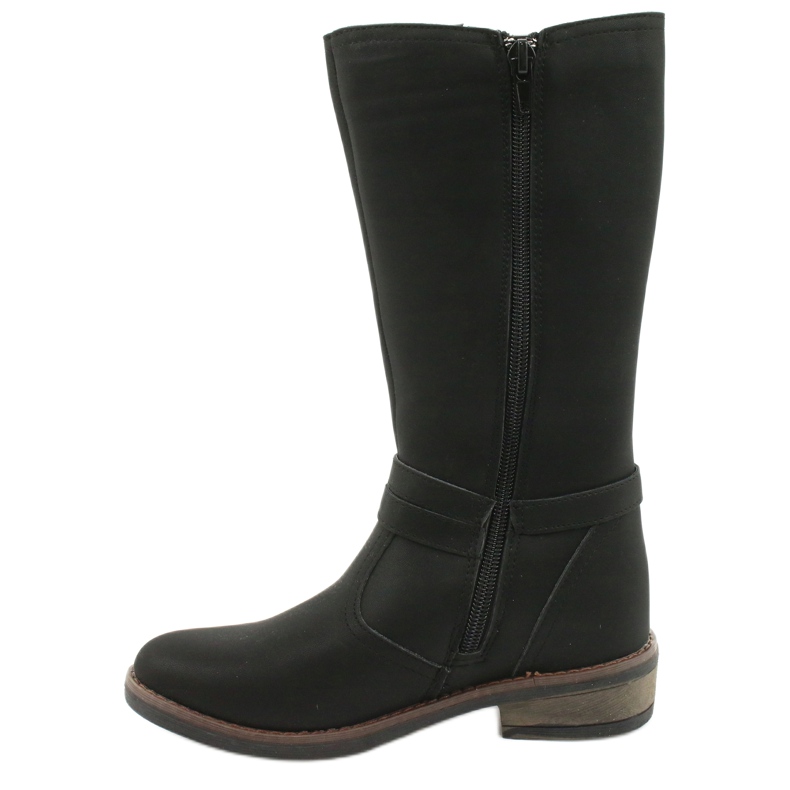 American Club Botas largas con purpurina negra American GC24 / 20 negro 1