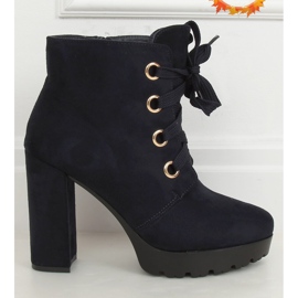 L8126 Botas plataforma azul marino marino 1