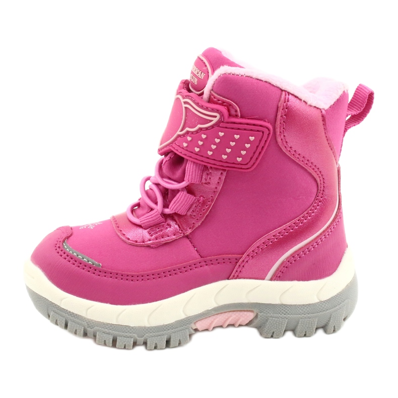 Botas softshell American Club con membrana rosa HL48 / 20 plata 1