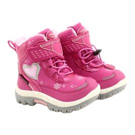 Botas softshell American Club con membrana rosa HL48 / 20 plata 4