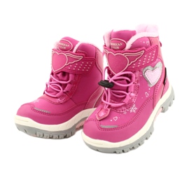 Botas softshell American Club con membrana rosa HL48 / 20 rosado plata 2