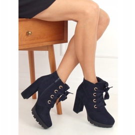 L8126 Botas plataforma azul marino marino 3