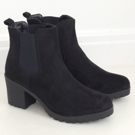 Botines Chelsea negros, negro W355 Negro 1