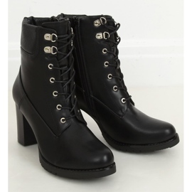 Botas de madera con tacón negro BH2567-KB Black 2 Botas de madera con tacón negro BH2567-KB Black 2