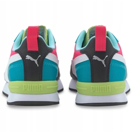 Zapatillas de hombre Puma R78 de colores 373203 03 azul rosado multicolor 4