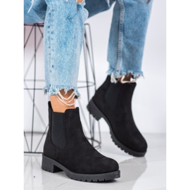 SHELOVET Botines chelsea negros 2