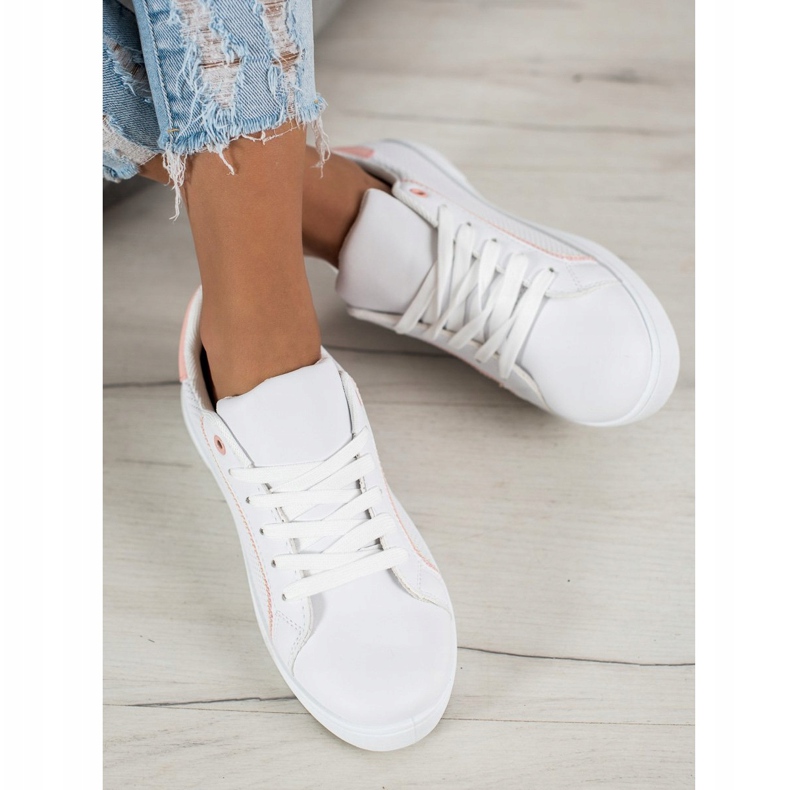 SHELOVET Calzado deportivo cómodo blanco 2