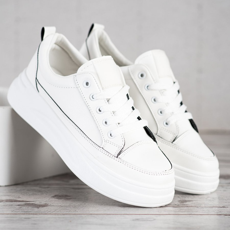 SHELOVET Calzado deportivo en la plataforma blanco 2