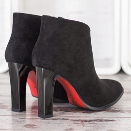 Goodin Sexy botas de tacón alto negro 2