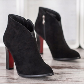 Goodin Sexy botas de tacón alto negro 3