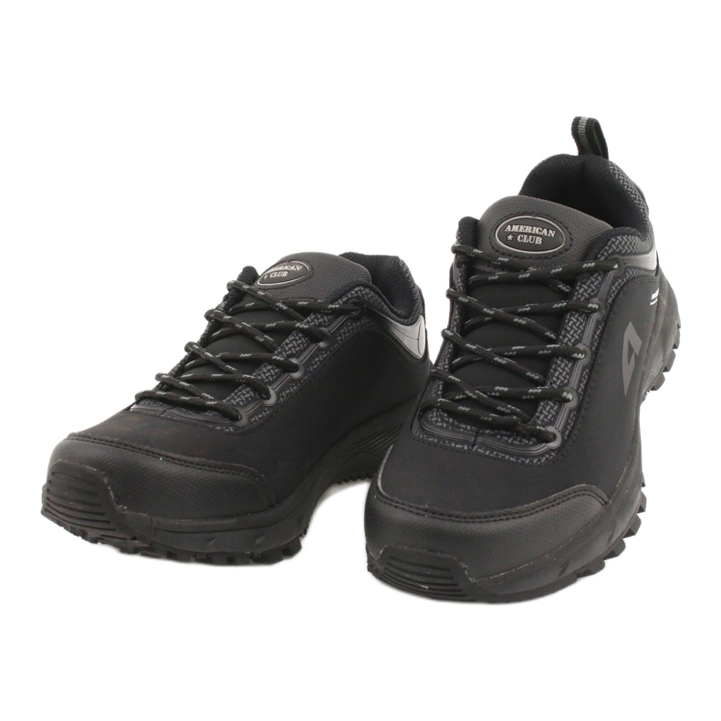 American Club Calzado deportivo americano impermeable soft-shell HL04 / 20 negro gris 2