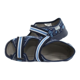 Sandalias de velcro para niños de Befado 969x159 azul 7