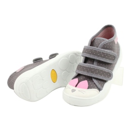 Calzado infantil befado 212P059 gris rosado 7