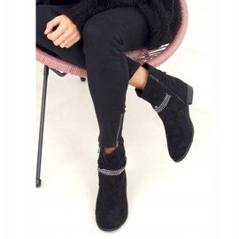 Black Botas negras de mujer 688-201 Black negro 4
