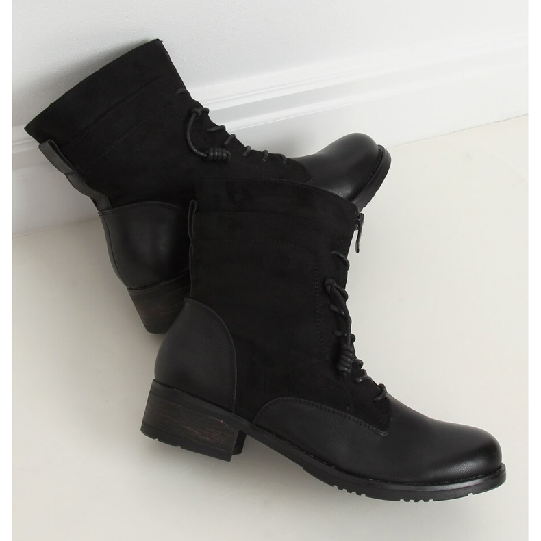Botas militares negras 88039 Black negro 1