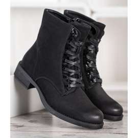 Sergio Leone Botas de mujer cómodas negro 3