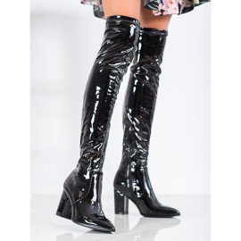 Seastar Botas de látex negro 2
