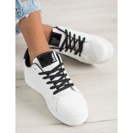 SHELOVET Calzado deportivo de moda blanco 1