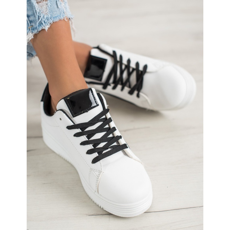 SHELOVET Calzado deportivo de moda blanco 1