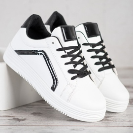 SHELOVET Calzado deportivo de moda blanco 2
