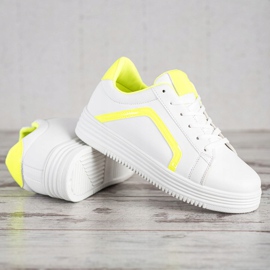 SHELOVET Calzado deportivo de moda blanco 3