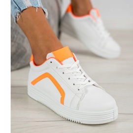 SHELOVET Calzado deportivo de moda blanco 4