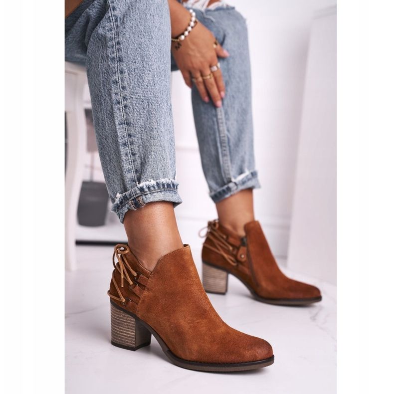 Botas De Mujer Con Tacón Maciejka Primavera Cuero Rojo 04812-29 marrón 1 Botas De Mujer Con Tacón Maciejka Primavera Cuero Rojo 04812-29 marrón 1