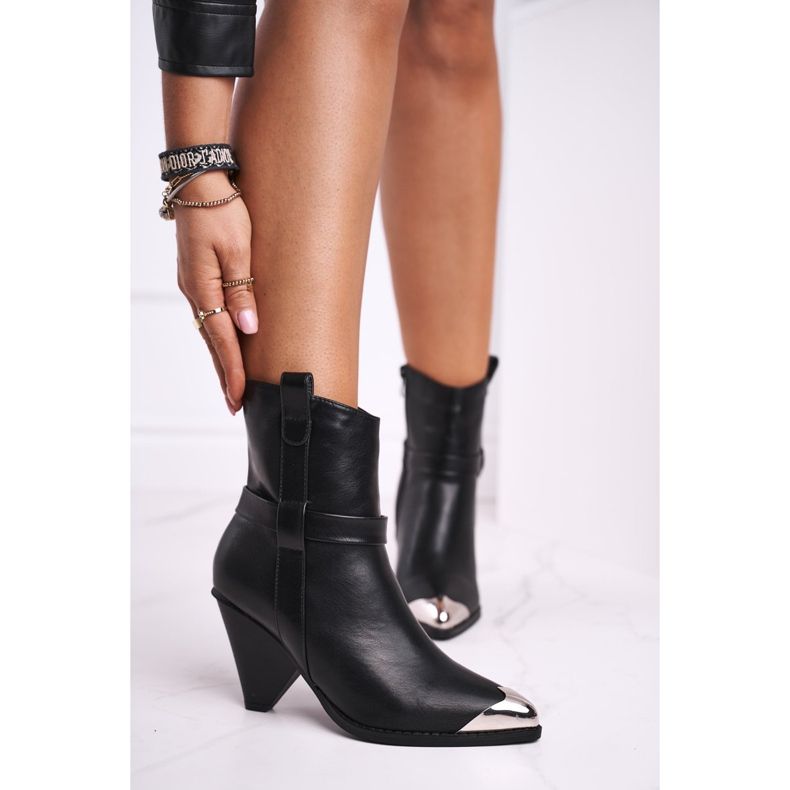 FG1 Botas altas para mujer con punta de acero Black Eternally negro 1 FG1 Botas altas para mujer con punta de acero Black Eternally negro 1