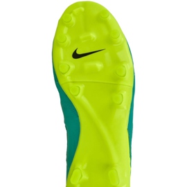 Nike Tiempo Legacy Ii Fg M 819218-307 zapatos de fútbol azul marino, verde, amarillo azul 4