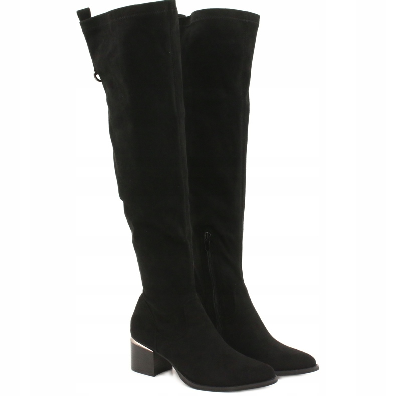 Botas largas lycra ante Evento 20KZ35-3330 Negro 7