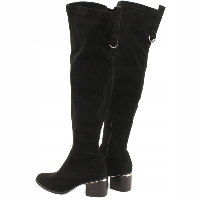 Botas largas lycra ante Evento 20KZ35-3330 Negro 6