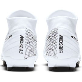Calzado de fútbol Nike Mercurial Superfly 7 Academy Mds FG / MG BQ5427 110 blanco blanco 4
