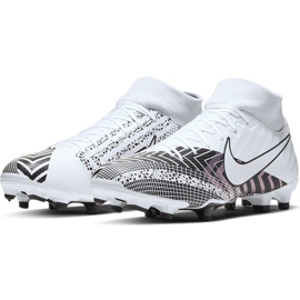 Calzado de fútbol Nike Mercurial Superfly 7 Academy Mds FG / MG BQ5427 110 blanco blanco 3