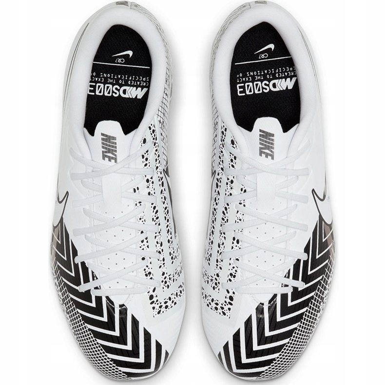 Calzado de fútbol Nike Mercurial Vapor 13 Academy Mds FG / MG Junior CJ0980 110 blanco blanco 1