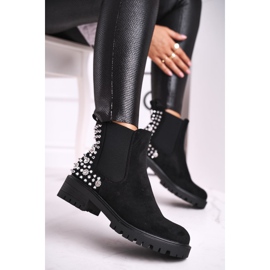 Ideal Botas Jodhpur para mujer con jets Black Lady In Black negro 3