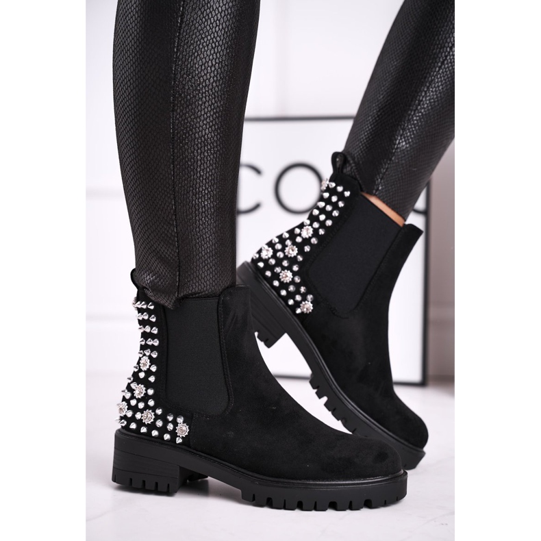 Ideal Botas Jodhpur para mujer con jets Black Lady In Black negro 1 Ideal Botas Jodhpur para mujer con jets Black Lady In Black negro 1