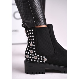 Ideal Botas Jodhpur para mujer con jets Black Lady In Black negro 4