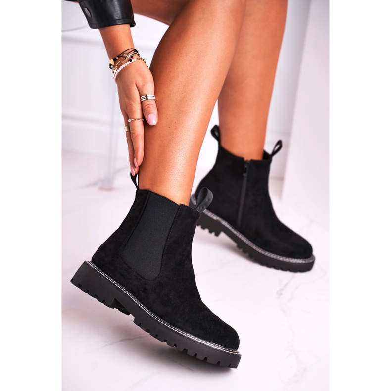 Ideal Botines negros para mujer Jodhpur boots Resist 1