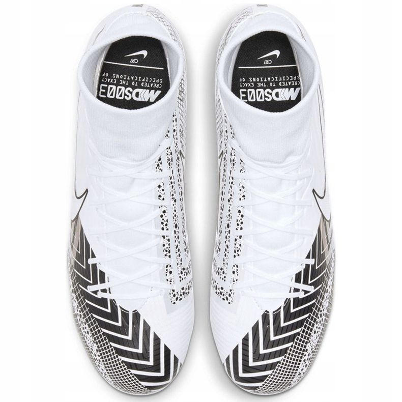 Calzado de fútbol Nike Mercurial Superfly 7 Academy Mds FG / MG M BQ5427-110 multicolor blanco 1