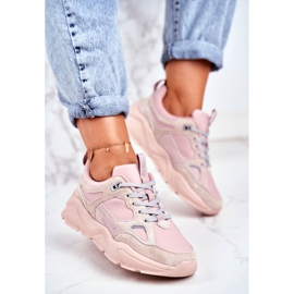 Zapatos Big Star W GG274655 rosado 1 Zapatos Big Star W GG274655 rosado 1