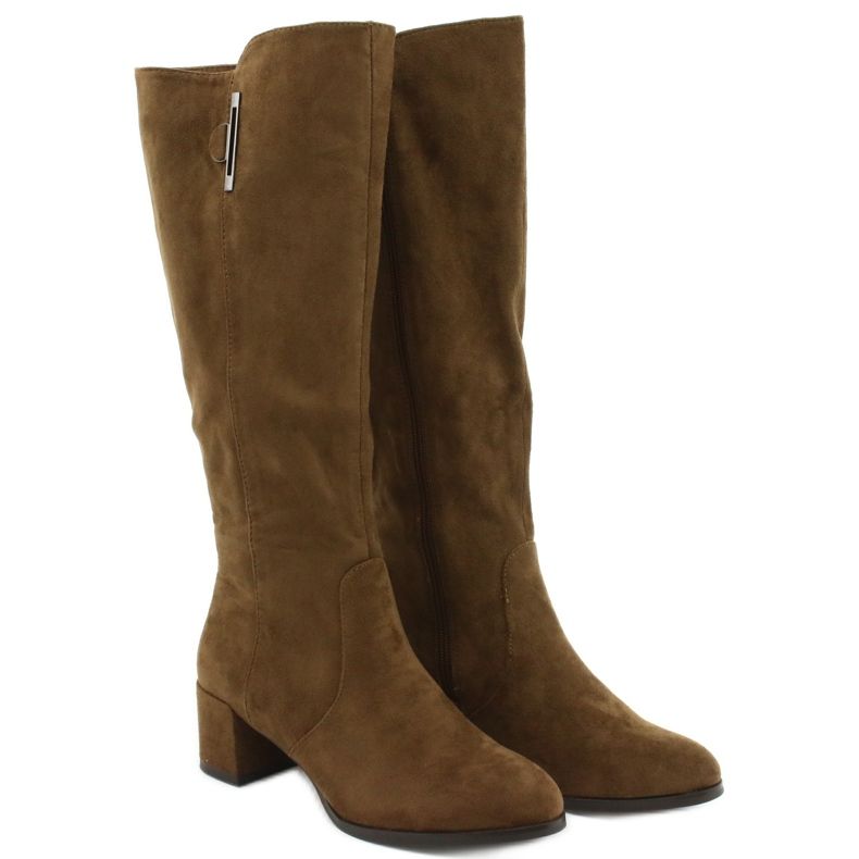 Botas de Ante Verde Oliva Sergio Leone KZ277 marrón 2