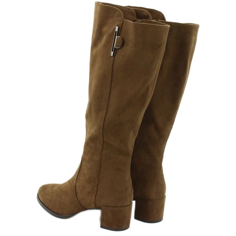 Botas de Ante Verde Oliva Sergio Leone KZ277 marrón 3