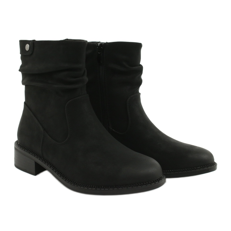 Botas Negras Volantes Sergio Leone BT529 negro 4