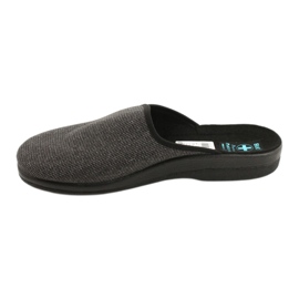 Zapatillas de hombre Adanex 24142 negro gris 1