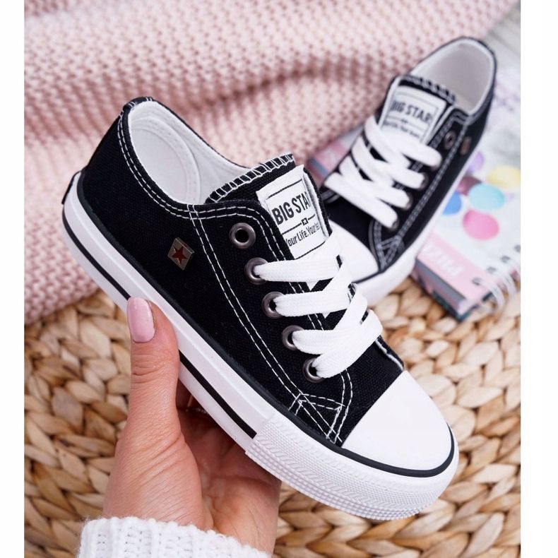 Zapatos para niños Zapatillas Big Star Negro FF374206 blanco 3