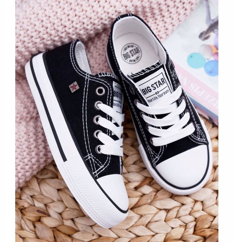 Zapatos para niños Zapatillas Big Star Negro FF374206 blanco 2