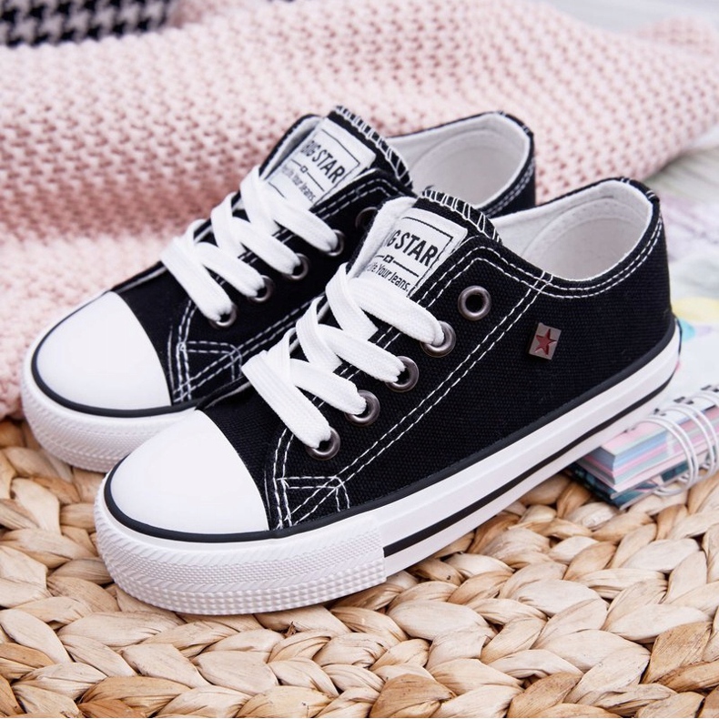Zapatos para niños Zapatillas Big Star Negro FF374206 blanco 1